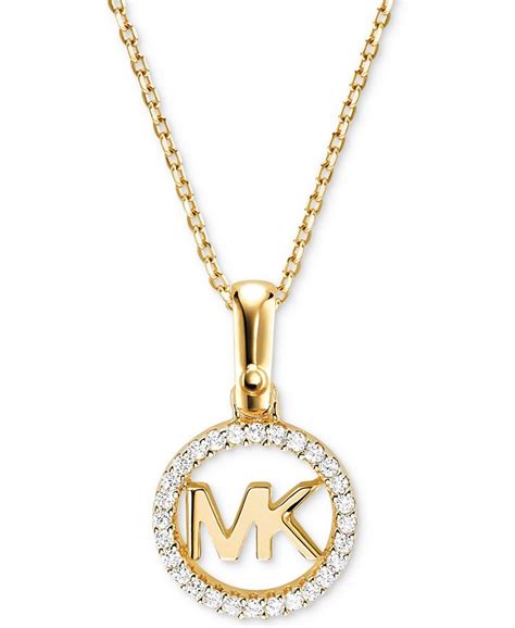 michael kors necklace fake|michael kors sterling silver necklace.